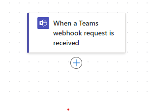 When a Teams webhook request is received